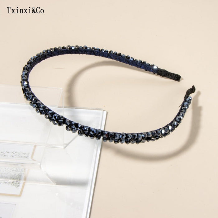 Wholesale pearl diamond Bridal Hair Band JDC-HD-XinX002 Headband 心喜 2# Wholesale Jewelry JoyasDeChina Joyas De China