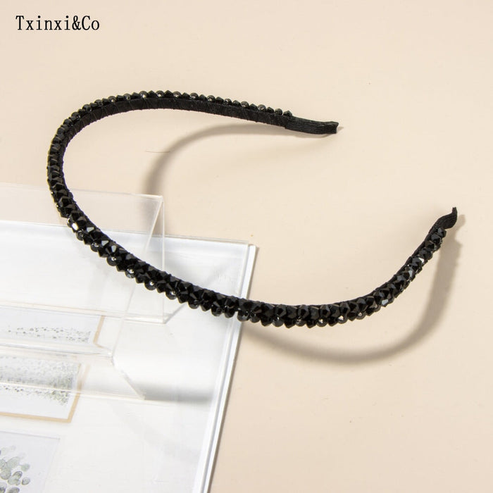 Wholesale pearl diamond Bridal Hair Band JDC-HD-XinX002 Headband 心喜 4# Wholesale Jewelry JoyasDeChina Joyas De China