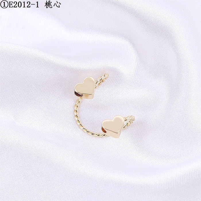 Wholesale pearl geometric alloy earring clip JDC-ES-ManY015 Earrings 满溢 1 Wholesale Jewelry JoyasDeChina Joyas De China