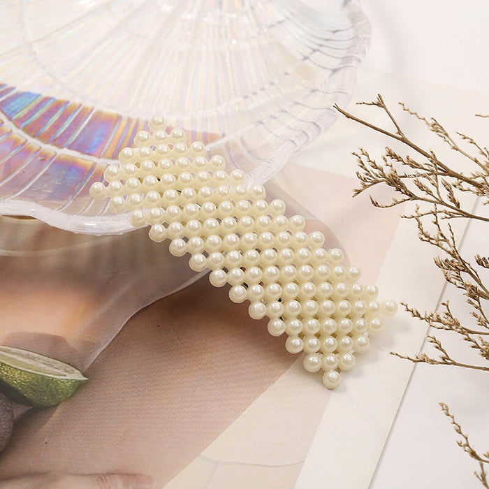Wholesale Pearl Hair Clips JDC-HC-Yongh001 Hair Clips 永恒 Wholesale Jewelry JoyasDeChina Joyas De China