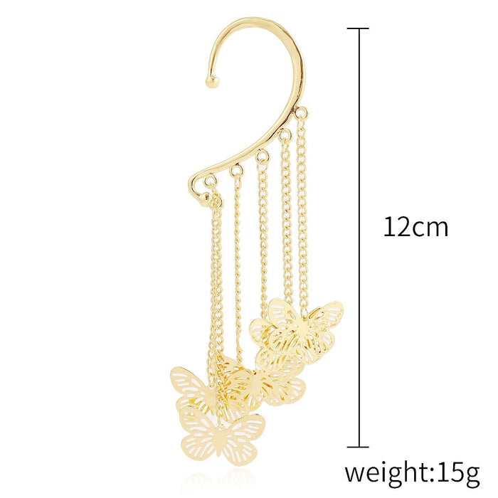 Wholesale pearl love star diamond fringe alloy earhook JDC-ES-ManY008 Earrings 满溢 5 Wholesale Jewelry JoyasDeChina Joyas De China