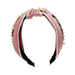 Wholesale pearl side fabric headband JDC-HD-O389 Headband 潮炫 Wholesale Jewelry JoyasDeChina Joyas De China