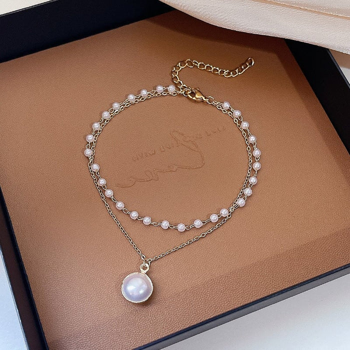 Wholesale Pearl Titanium Steel Bracelet JDC-BT-HanJ003 Bracelet 韩爵 Wholesale Jewelry JoyasDeChina Joyas De China