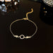 Wholesale Pearl Titanium Steel Bracelet JDC-BT-HanJ003 Bracelet 韩爵 S132 gold Wholesale Jewelry JoyasDeChina Joyas De China