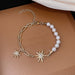Wholesale Pearl Titanium Steel Bracelet JDC-BT-HanJ003 Bracelet 韩爵 S133 gold Wholesale Jewelry JoyasDeChina Joyas De China