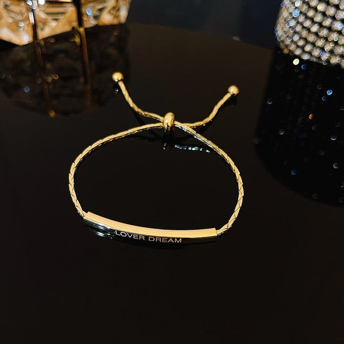 Wholesale Pearl Titanium Steel Bracelet JDC-BT-HanJ004 Bracelet 韩爵 S065 gold Wholesale Jewelry JoyasDeChina Joyas De China