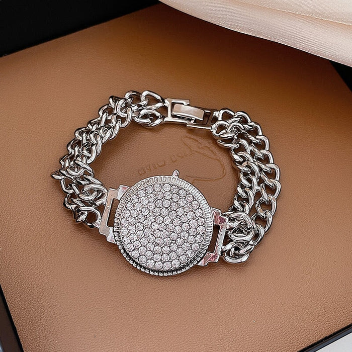 Wholesale Pearl Titanium Steel Bracelet JDC-BT-HanJ004 Bracelet 韩爵 S066 silver Wholesale Jewelry JoyasDeChina Joyas De China