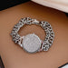 Wholesale Pearl Titanium Steel Bracelet JDC-BT-HanJ004 Bracelet 韩爵 S066 silver Wholesale Jewelry JoyasDeChina Joyas De China