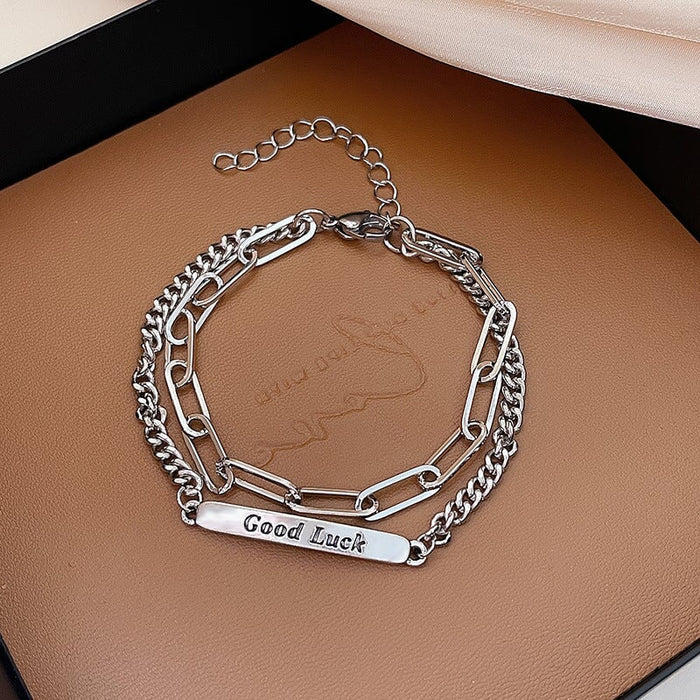 Wholesale Pearl Titanium Steel Bracelet JDC-BT-HanJ005 Bracelet 韩爵 Wholesale Jewelry JoyasDeChina Joyas De China