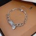 Wholesale Pearl Titanium Steel Bracelet JDC-BT-HanJ005 Bracelet 韩爵 S058 silver Wholesale Jewelry JoyasDeChina Joyas De China