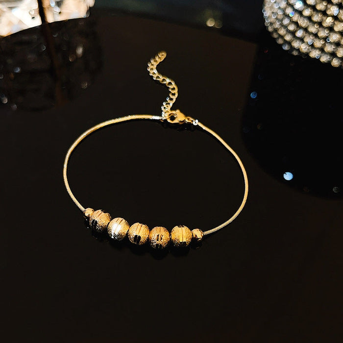 Wholesale Pearl Titanium Steel Bracelet JDC-BT-HanJ005 Bracelet 韩爵 S208 gold Wholesale Jewelry JoyasDeChina Joyas De China