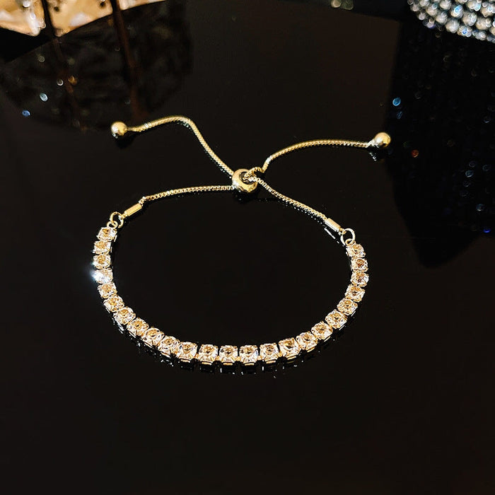 Wholesale Pearl Titanium Steel TENNIS CHAIN Bracelet JDC-BT-HanJ001 Bracelet 韩爵 S175 gold Wholesale Jewelry JoyasDeChina Joyas De China