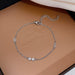 Wholesale Pearl Titanium Steel TENNIS CHAIN Bracelet JDC-BT-HanJ001 Bracelet 韩爵 S203 silver Wholesale Jewelry JoyasDeChina Joyas De China