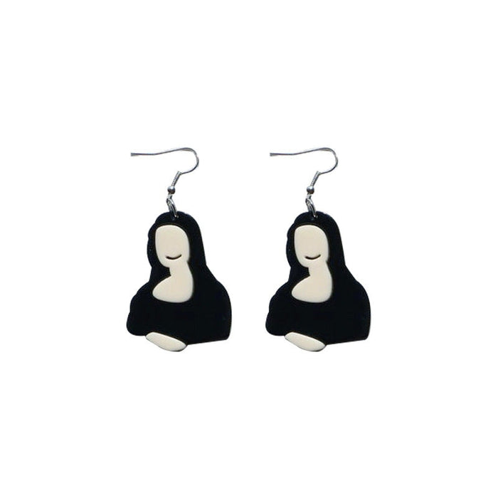 Wholesale Pearl Yellow Earrings (F) MOQ≥2 JDC-ES-MOSHU002 Earrings 舒莫 Wholesale Jewelry JoyasDeChina Joyas De China