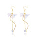 Wholesale pentagram diamond pearl flower butterfly alloy earrings JDC-ES-ManY017 Earrings 满溢 3 Wholesale Jewelry JoyasDeChina Joyas De China