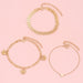 Wholesale personalized fishbone copper anklets JDC-AS-YeB006 anklets 烨贝 Wholesale Jewelry JoyasDeChina Joyas De China