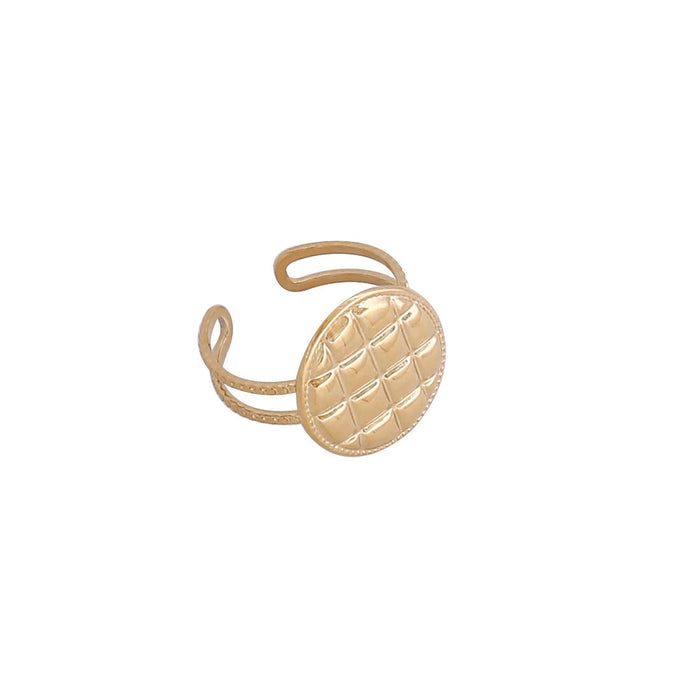 Wholesale personalized natural stone stainless steel ring female JDC-RS-Bingm012 Rings 冰萌 Wholesale Jewelry JoyasDeChina Joyas De China