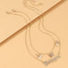 Wholesale personalized simple multi-layer Butterfly Necklace JDC-NE-YiD001 necklaces 宜达 Wholesale Jewelry JoyasDeChina Joyas De China