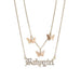 Wholesale personalized simple multi-layer Butterfly Necklace JDC-NE-YiD001 necklaces 宜达 XH0488-gold Wholesale Jewelry JoyasDeChina Joyas De China