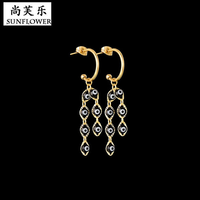 Wholesale personalized versatile 14K Gold Vintage Earrings JDC-ES-RXSFL011 Earrings 尚芙乐 Wholesale Jewelry JoyasDeChina Joyas De China