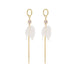 Wholesale petal asymmetric S925 silver needle Earrings JDC-ES-GSMDD029 Earrings 萌豆豆 E3124/ Wholesale Jewelry JoyasDeChina Joyas De China