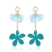 Wholesale petal flower tassel alloy earrings JDC-ES-ManY012 Earrings 满溢 14 Wholesale Jewelry JoyasDeChina Joyas De China