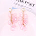 Wholesale petal flower tassel alloy earrings JDC-ES-ManY012 Earrings 满溢 Wholesale Jewelry JoyasDeChina Joyas De China