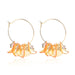 Wholesale petal flower tassel alloy earrings JDC-ES-ManY012 Earrings 满溢 8 Wholesale Jewelry JoyasDeChina Joyas De China