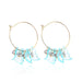 Wholesale petal flower tassel alloy earrings JDC-ES-ManY012 Earrings 满溢 Wholesale Jewelry JoyasDeChina Joyas De China