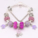 Wholesale Phalaenopsis Alloy Bracelet JDC-BT-XingL017 Bracelet 星銮 Purple 16cm Wholesale Jewelry JoyasDeChina Joyas De China