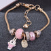 Wholesale pink alloy bracelet JDC-BT-WY113 Bracelet 威扬 Wholesale Jewelry JoyasDeChina Joyas De China