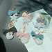 Wholesale pink bow pentagram keychain with Rhinestones JDC-KC-LX045 Keychains 恋希 Wholesale Jewelry JoyasDeChina Joyas De China