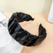 Wholesale pink bright leather hairband JDC-HD-O361 Headband 潮炫 black Wholesale Jewelry JoyasDeChina Joyas De China