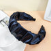 Wholesale pink bright leather hairband JDC-HD-O361 Headband 潮炫 Navy Wholesale Jewelry JoyasDeChina Joyas De China