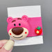 Wholesale pink cloth hairpin (F)JDC-HC-GSHX093 Hair Clips 恒曦 8# Bear Head Wholesale Jewelry JoyasDeChina Joyas De China