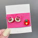 Wholesale pink cloth hairpin (F)JDC-HC-GSHX093 Hair Clips 恒曦 Wholesale Jewelry JoyasDeChina Joyas De China