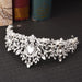 Wholesale pink diamond crystal handmade beaded crown hair band JDC-HD-ZuanG004 Headband 钻岗 1 Wholesale Jewelry JoyasDeChina Joyas De China