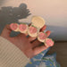 Wholesale pink peach grab clip JDC-HC-BL002 Hair Clips 冰澜 White Wholesale Jewelry JoyasDeChina Joyas De China