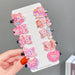 Wholesale pink resin hair clips (F)JDC-HC-GSHX099 Hair Clips 恒曦 Wholesale Jewelry JoyasDeChina Joyas De China