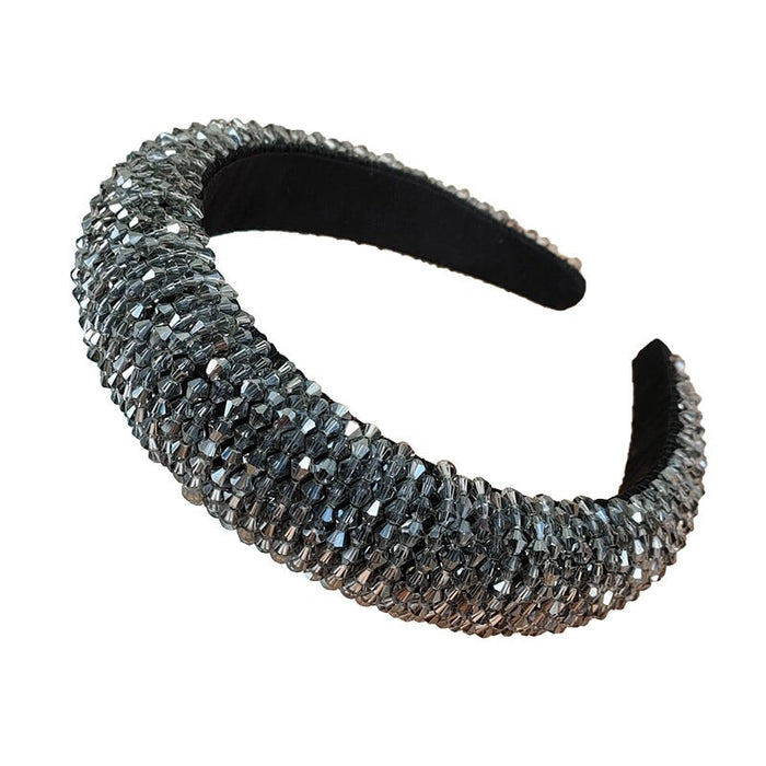 Wholesale Pink Rhinestone hair hoop JDC-HD-O358 Headband 潮炫 Wholesale Jewelry JoyasDeChina Joyas De China