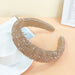 Wholesale Pink Rhinestone hair hoop JDC-HD-O358 Headband 潮炫 champagne Wholesale Jewelry JoyasDeChina Joyas De China