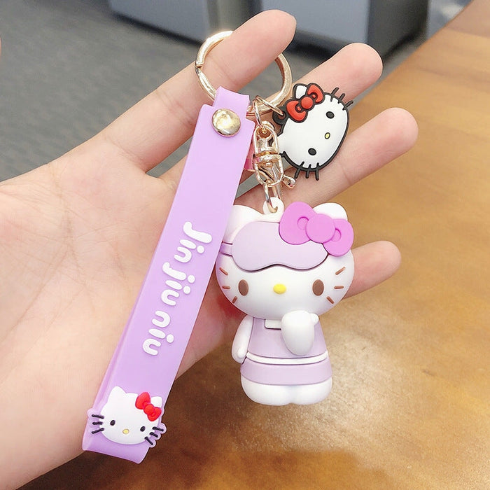 Wholesale Pink Silicone Cartoon keychain JDC-KC-FeiRun041 Keychains 飞润 Wholesale Jewelry JoyasDeChina Joyas De China