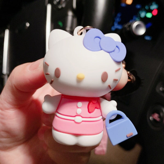 Wholesale Pink Silicone Cartoon keychain JDC-KC-FeiRun041 Keychains 飞润 Wholesale Jewelry JoyasDeChina Joyas De China