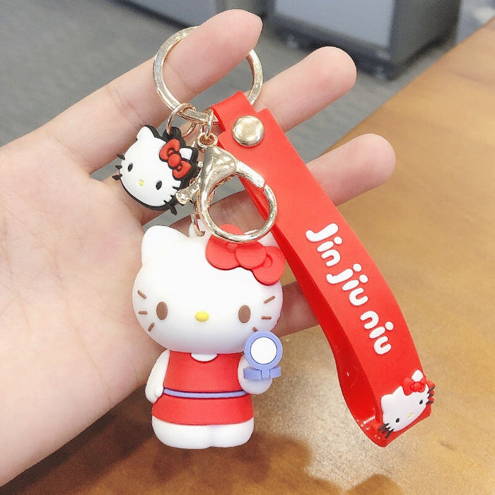 Wholesale Pink Silicone Cartoon keychain JDC-KC-FeiRun041 Keychains 飞润 one Wholesale Jewelry JoyasDeChina Joyas De China