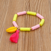 Bulk Jewelry Wholesale pink soft pottery natural shell tassel bracelet JDC-gbh373 Wholesale factory from China YIWU China