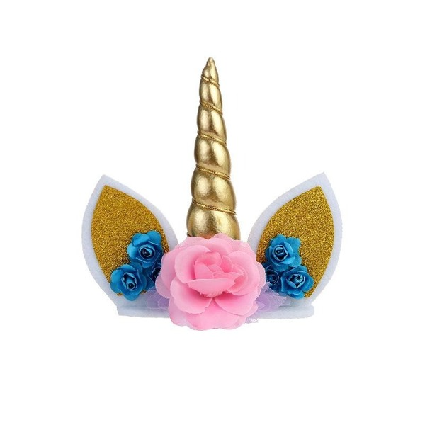 Bulk Jewelry Wholesale pink unicorn birthday cake ornaments JDC-HD-m003 Wholesale factory from China YIWU China