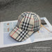 Wholesale Plaid Cotton Baseball Hat JDC-FH-Hanc010 Fashionhat 涵承 beige adjustable Wholesale Jewelry JoyasDeChina Joyas De China