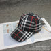 Wholesale Plaid Cotton Baseball Hat JDC-FH-Hanc010 Fashionhat 涵承 black adjustable Wholesale Jewelry JoyasDeChina Joyas De China