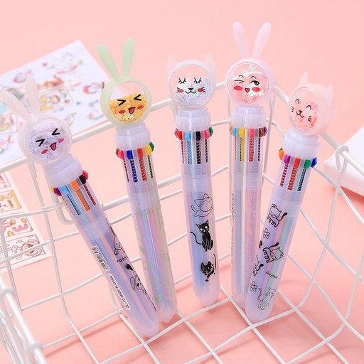 Bulk Jewelry Wholesale plastic cartoon rabbit ears girl heart ballpoint pen JDC-BP-GS017 Wholesale factory from China YIWU China