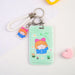 Wholesale Plastic PU Bus Card Holder Keychain JDC-KC-Gangs002 Keychains 港升 girl in blue Wholesale Jewelry JoyasDeChina Joyas De China